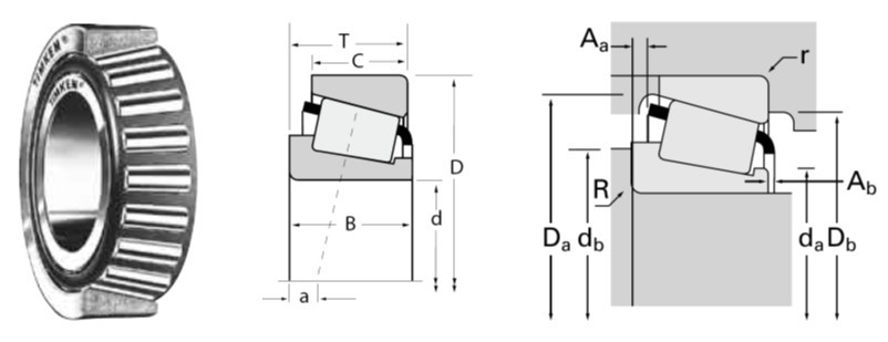 LL244510/49軸承結(jié)構圖